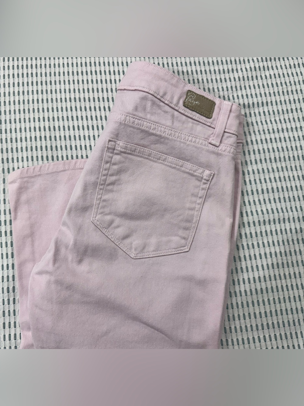 PAIGE Light Pink Skinny Jeans